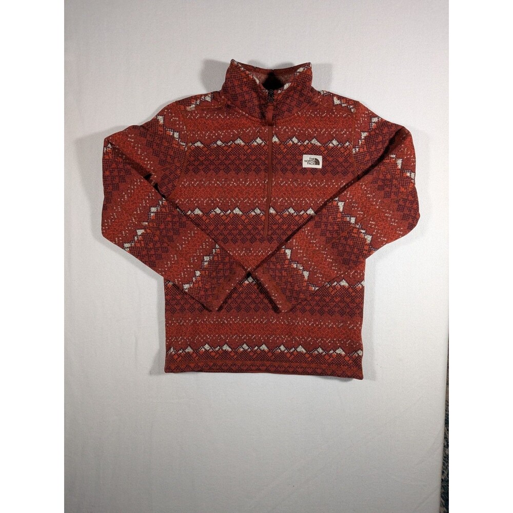 The North Face Mens Size Small Gordon Lyons Aztec Fleece Half Zip Pullover